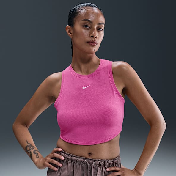 売れ筋商品|||ナイキ Tシャツ レディース トップス TANK - Top - pink Nike Womens Dri-FIT Racerback Tank Top – ShopCGX